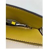 Loewe Puzzle Small Bag In Multicolour Ochre Calfskin