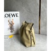 Loewe Flamenco Clutch Bag In Clay Green Calfskin