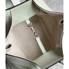 Loewe Compact Hammock Bag in Light Celadon Grained Calfskin