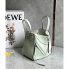 Loewe Compact Hammock Bag in Light Celadon Grained Calfskin