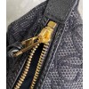 Loewe Cubi Small Bag In Black Anagram Jacquard