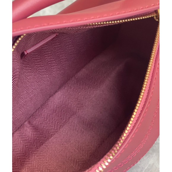 Loewe Puzzle Mini Bag In Plumrose Satin Calfskin Loewe Puzzle Mini Bag In Plumrose Satin Calfskin
