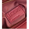 Loewe Puzzle Mini Bag In Plumrose Satin Calfskin