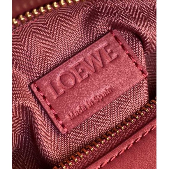 Loewe Puzzle Mini Bag In Plumrose Satin Calfskin Loewe Puzzle Mini Bag In Plumrose Satin Calfskin