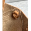 Loewe Mini Puzzle Fold Tote Bag in Tan Calfskin