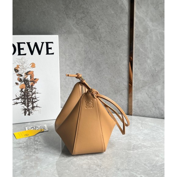 Loewe Mini Hammock Hobo Bag in Light Brown Calfskin Loewe Mini Hammock Hobo Bag in Light Brown Calfskin