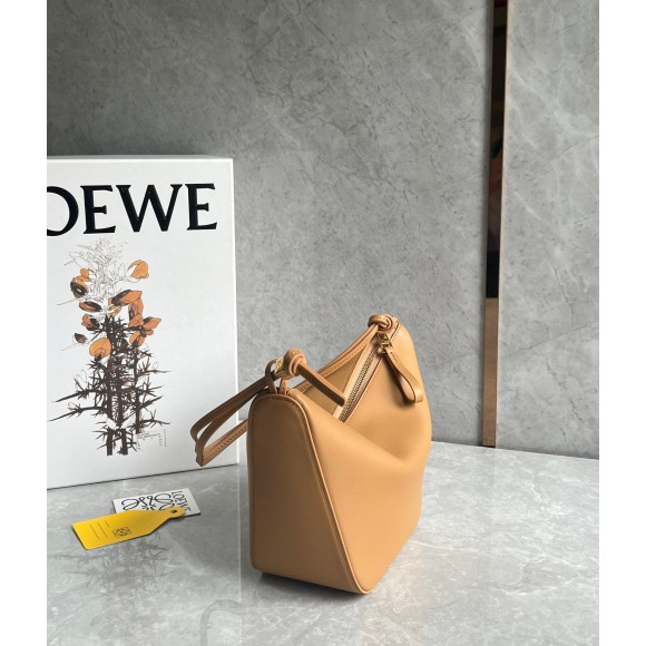 Loewe Mini Hammock Hobo Bag in Light Brown Calfskin Loewe Mini Hammock Hobo Bag in Light Brown Calfskin