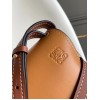 Loewe Gate Small Bag In Amber/Grey Calfskin and Jacquard