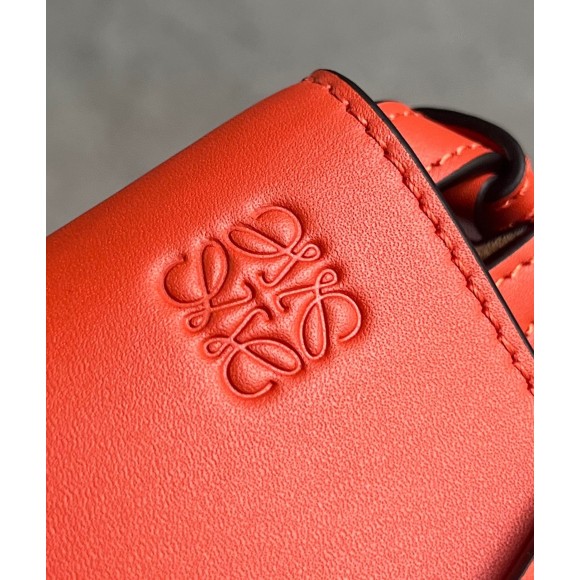 Loewe Gate Dual Mini Bag in Sunrise Orange Calfskin Loewe Gate Dual Mini Bag in Sunrise Orange Calfskin