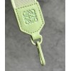 Loewe Flamenco Clutch Bag In Lime Green Leather