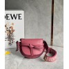 Loewe Mini Gate Dual Bag In Plumrose Calfskin