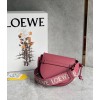 Loewe Mini Gate Dual Bag In Plumrose Calfskin