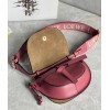 Loewe Mini Gate Dual Bag In Plumrose Calfskin