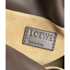 Loewe Flamenco Clutch Bag in Chocolate Nappa Calfskin
