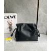 Loewe Flamenco Clutch Bag in Black Nappa Calfskin