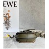 Loewe Gate Dual Mini Bag In Autumn Green Calfskin