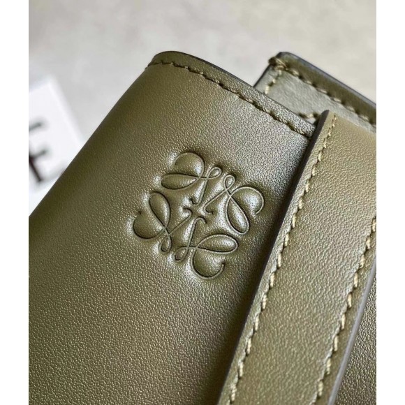 Loewe Gate Dual Mini Bag In Autumn Green Calfskin Loewe Gate Dual Mini Bag In Autumn Green Calfskin