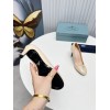 Prada Pumps 85mm In Powder Pink Patent Leather