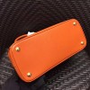 Prada Galleria Medium Bag In Orange Saffiano Leather