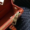 Prada Galleria Medium Bag In Orange Saffiano Leather