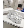 Prada Foam Sandals in White Rubber