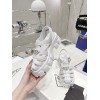 Prada Foam Sandals in White Rubber