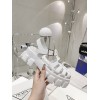 Prada Foam Sandals in White Rubber