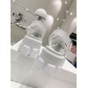 Prada Foam Sandals in White Rubber