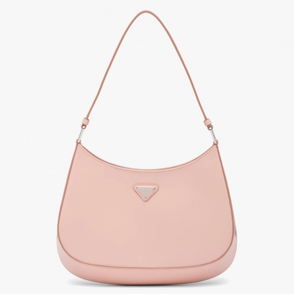 Prada Cleo Small Bag In Pink Brushed Leather Prada Cleo Small Bag In Pink Brushed Leather