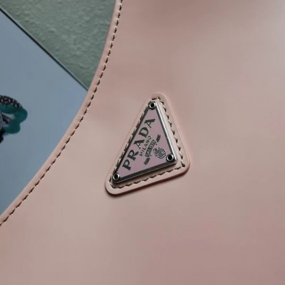 Prada Cleo Small Bag In Pink Brushed Leather Prada Cleo Small Bag In Pink Brushed Leather