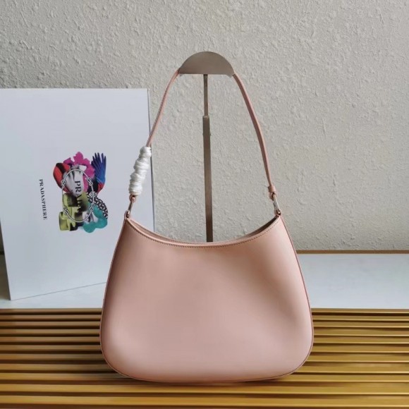 Prada Cleo Small Bag In Pink Brushed Leather Prada Cleo Small Bag In Pink Brushed Leather