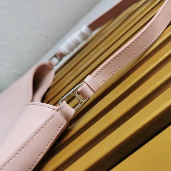 Prada Cleo Small Bag In Pink Brushed Leather Prada Cleo Small Bag In Pink Brushed Leather
