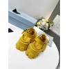 Prada Foam Sandals in Yellow Rubber