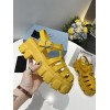 Prada Foam Sandals in Yellow Rubber