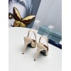 Prada Slingbacks Pumps 95mm In Powder Pink Patent Leather