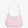 Prada Cleo Large Bag In Pink Brushed Leather