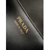 Prada Shoulder Bag in Black Smooth Calfskin