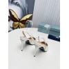 Prada Slingbacks Pumps 95mm In White Patent Leather