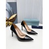 Prada Pumps 95mm in Black Patent Leather