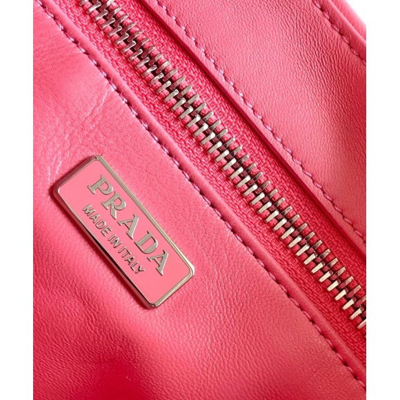 Prada Moon Bag in Pink Padded Nappa Leather Prada Moon Bag in Pink Padded Nappa Leather