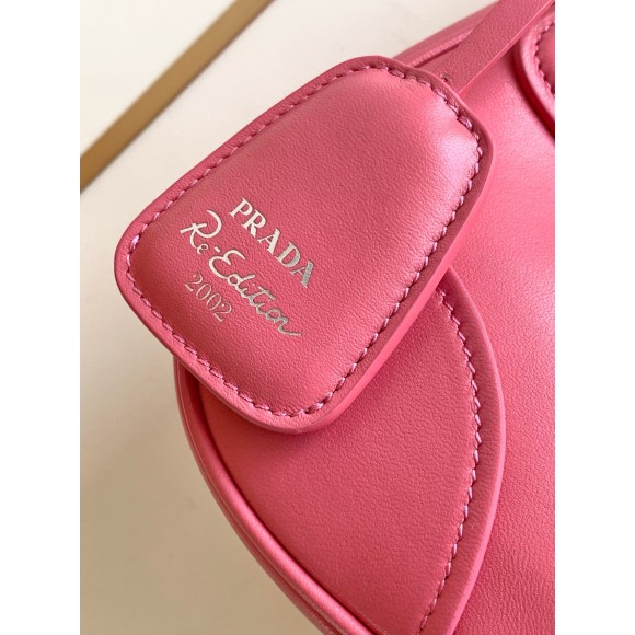 Prada Moon Bag in Pink Padded Nappa Leather Prada Moon Bag in Pink Padded Nappa Leather