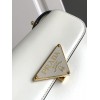 Prada Shoulder Bag in White Smooth Calfskin