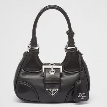 Prada Moon Bag in Black Padded Nappa Leather Prada Moon Bag in Black Padded Nappa Leather
