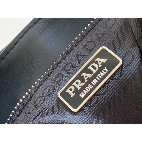 Prada Moon Bag in Black Padded Nappa Leather Prada Moon Bag in Black Padded Nappa Leather