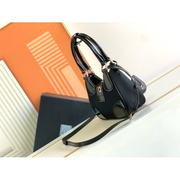 Prada Moon Bag in Black Padded Nappa Leather Prada Moon Bag in Black Padded Nappa Leather