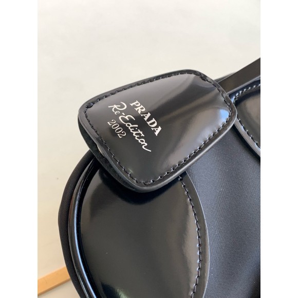 Prada Moon Bag in Black Padded Nappa Leather Prada Moon Bag in Black Padded Nappa Leather