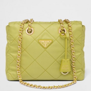 Prada Re-Edition 1995 Tote Bag in Lime Green Re-Nylon Prada Re-Edition 1995 Tote Bag in Lime Green Re-Nylon