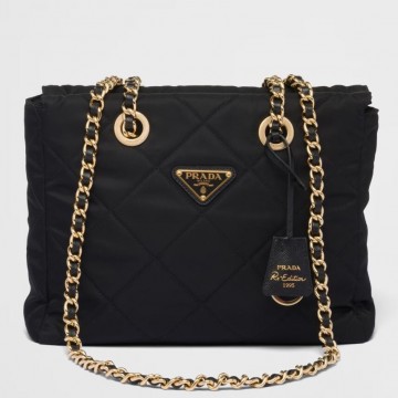 Prada Re-Edition 1995 Tote Bag in Black Re-Nylon Prada Re-Edition 1995 Tote Bag in Black Re-Nylon