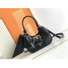Prada Moon Bag in Black Re-Nylon and Leather