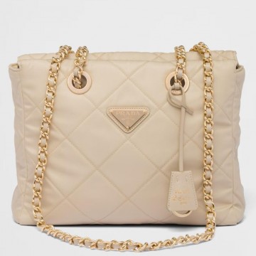 Prada Re-Edition 1995 Tote Bag in Beige Re-Nylon Prada Re-Edition 1995 Tote Bag in Beige Re-Nylon